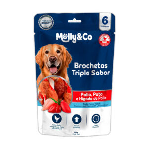 Brochetas Triple Sabor<br>6 Unidades
