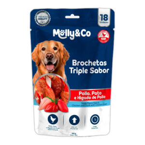 Brochetas Triple Sabor<br>18 Unidades